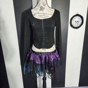 Vintage Goth Emo Tutu Skirt